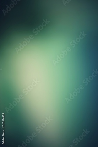 Blurred of green and black vintage background or texture