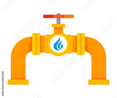 yellow metal pipes for gas pipeline. supply of liquefied gas through pipes. export of resources.