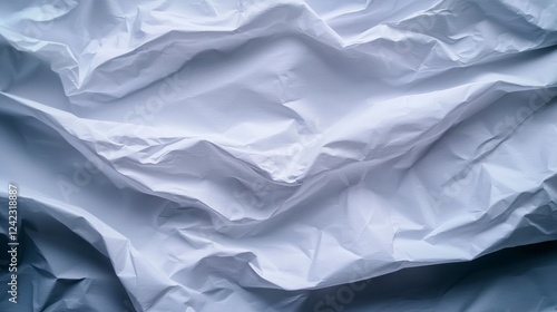 Wallpaper Mural Crumpled White Paper Texture  Abstract Background  Wallpaper Design Torontodigital.ca