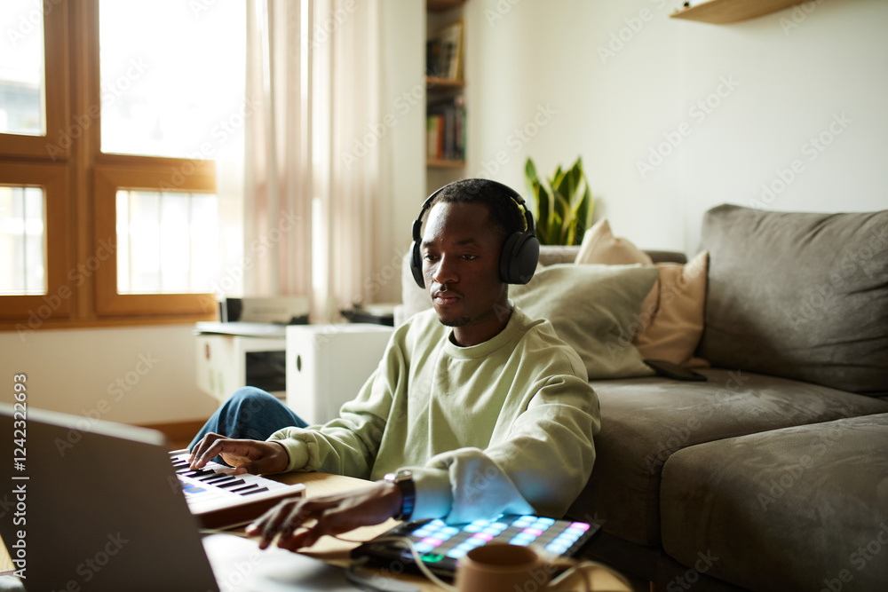 Musician operating remotely Musician operating remotely