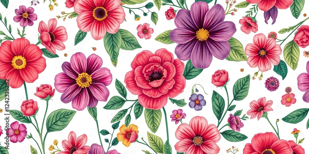 Nature's Palette in Marketing: Floral Patterns from Flower Gardens Nature's Palette in Marketing: Floral Patterns from Flower Gardens