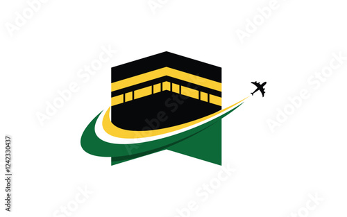 Kaaba vector illustration icon design template