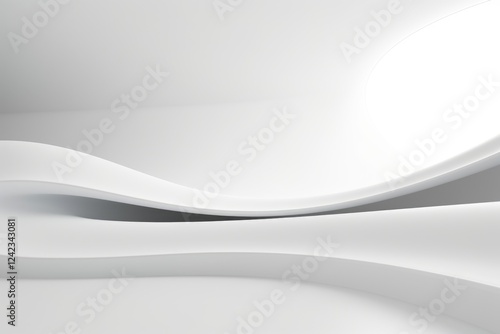 Wallpaper Mural Free abstract white background minimal futuristic architectural space wallpaper Torontodigital.ca