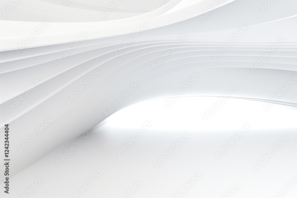 Fototapeta premium Free abstract white background minimal futuristic architectural space wallpaper