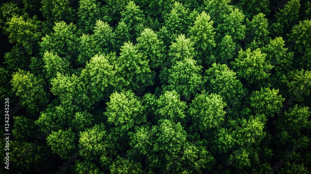 Aerial view of dense green forest canopy (1) Aerial view of dense green forest canopy (1)