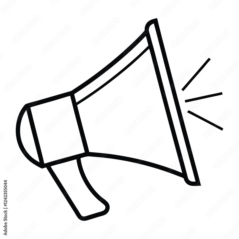 Megaphone High Quality Vector Illustrations for Communication and Announcement Designs Megaphone High Quality Vector Illustrations for Communication and Announcement Designs