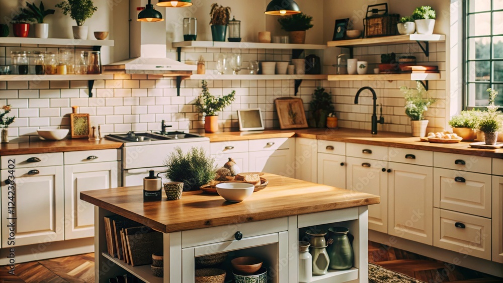 Scandinavian kitchen design showcase modern home interior inspiration cozy environment aesthetic viewpoint minimalist concept Scandinavian kitchen design showcase modern home interior inspiration cozy environment aesthetic viewpoint minimalist concept