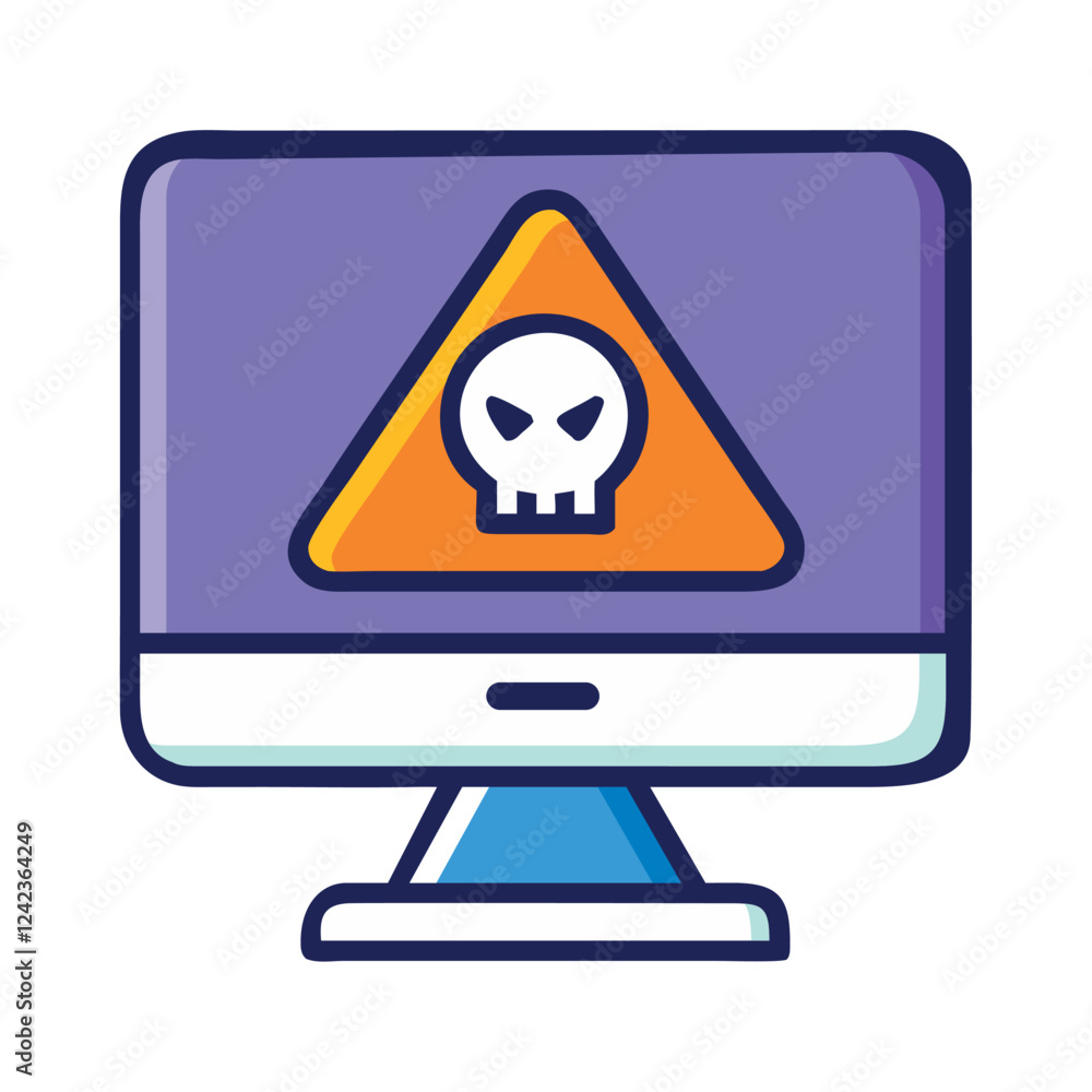 Cyber Threat Alert Icon Cyber Threat Alert Icon