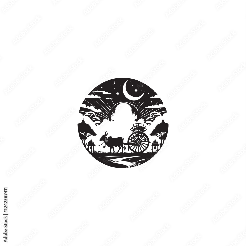 Black silhouette wheel vector Black silhouette wheel vector