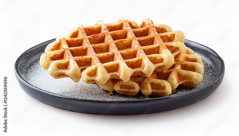 Waffles isolated on white. Belgian waffle isolated on white background. Waffles isolated on white. Belgian waffle isolated on white background.