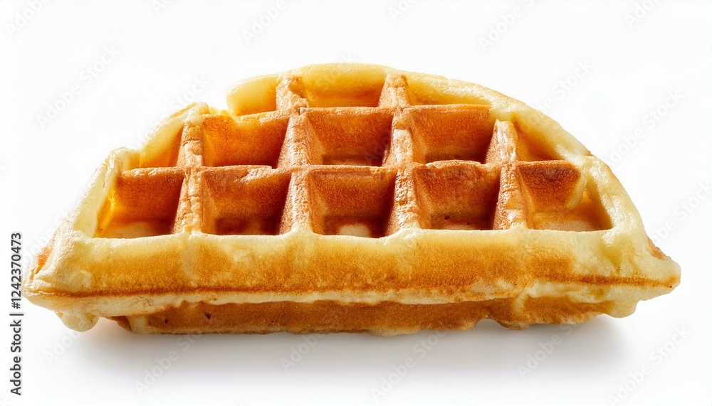 Waffles isolated on white. Belgian waffle isolated on white background. Waffles isolated on white. Belgian waffle isolated on white background.