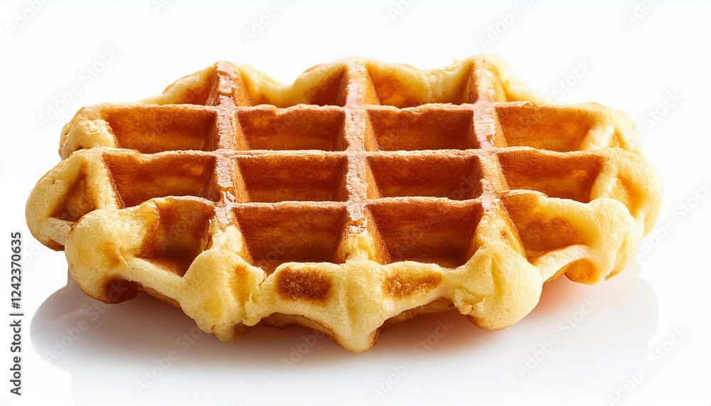 Waffles isolated on white. Belgian waffle isolated on white background. Waffles isolated on white. Belgian waffle isolated on white background.
