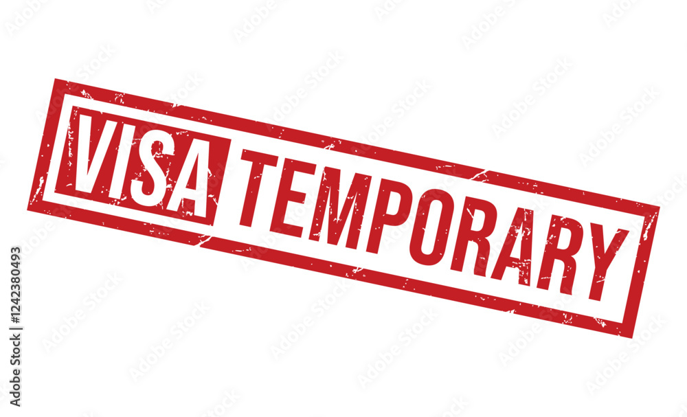 VISA-TEMPORARY rubber stamp on white background. VISA-TEMPORARY Stamp. VISA-TEMPORARY rubber stamp on white background. VISA-TEMPORARY Stamp.