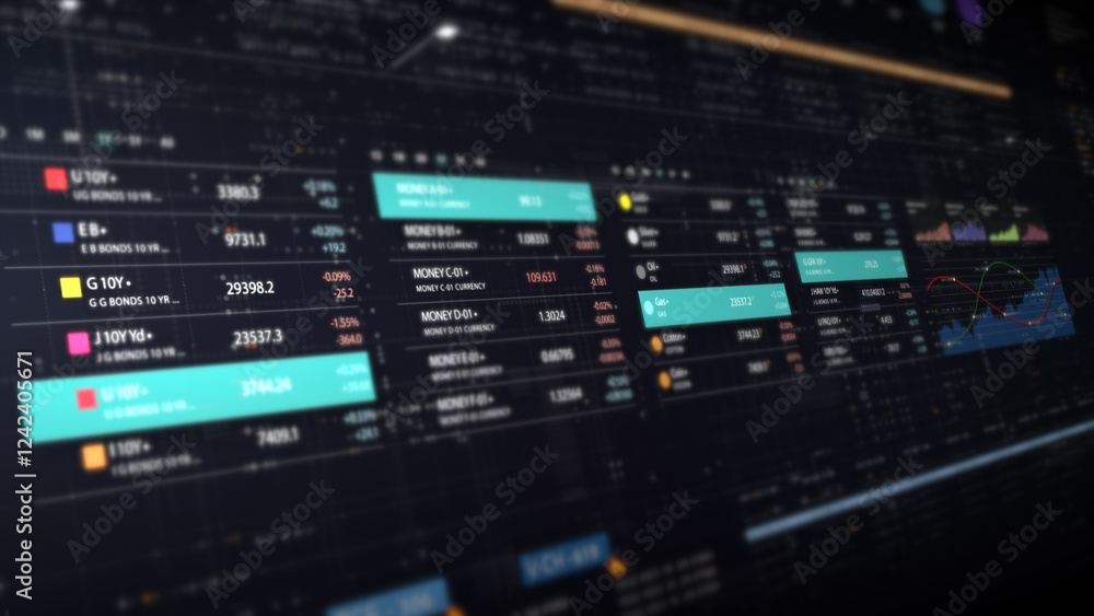 Dynamic data visuals for business info graphics, animated charts, and data-driven insights for a business meeting mock-up. Explore the world of trading, stock exchanges, and crypto Dynamic data visuals for business info graphics, animated charts, and data-driven insights for a business meeting mock-up. Explore the world of trading, stock exchanges, and crypto