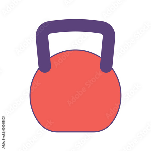 Kettlebell weight illustration