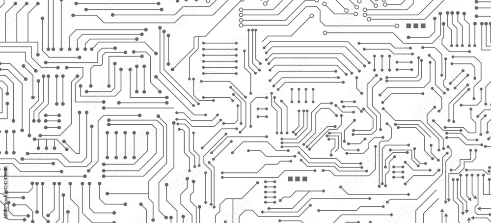 Abstract futuristic circuit board technology background. Circuit board with various technology elements. Abstract futuristic circuit board technology background. Circuit board with various technology elements.