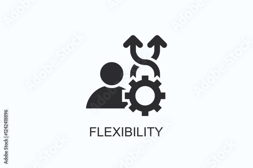 Flexibility Icon Or Logo Isolated Illustration