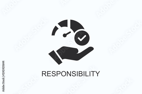 Responsibility Icon Or Logo Isolated Illustration