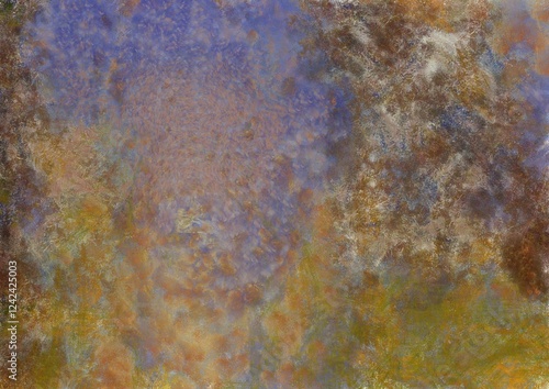 Obraz na płótnie Colorful gradient background with color transitions. Colorful gradient background Chalk illustration gives an impressionist style to the painting. w salonie