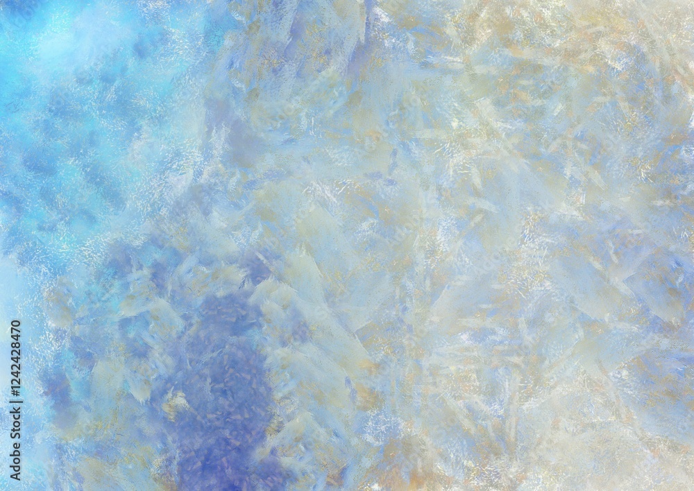 Colorful gradient background with color transitions. Colorful gradient background Chalk illustration gives an impressionist style to the painting.