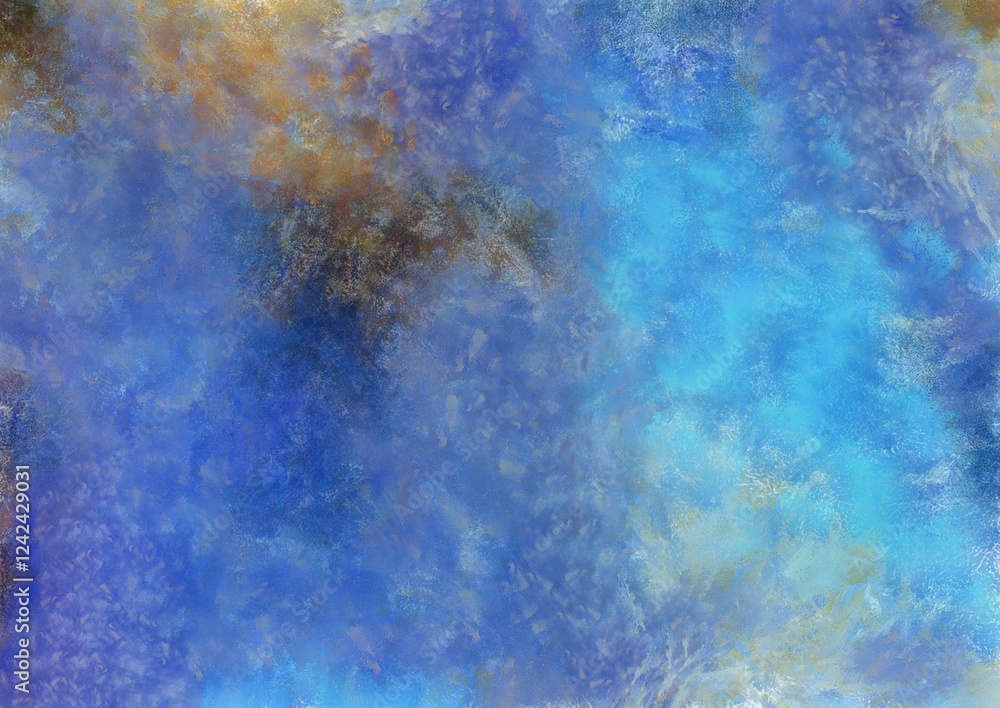 Colorful gradient background with color transitions. Colorful gradient background Chalk illustration gives an impressionist style to the painting.