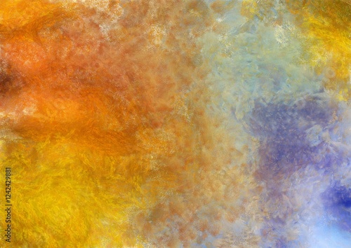 Obraz na płótnie Colorful gradient background with color transitions. Colorful gradient background Chalk illustration gives an impressionist style to the painting. w salonie