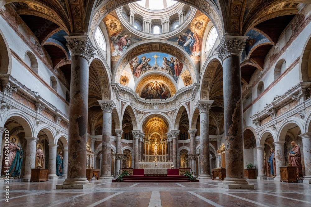 Discover Renaissance Architecture and Stunning Frescoes at the Basilica of San Bernardino L'Aquila Italy Discover Renaissance Architecture and Stunning Frescoes at the Basilica of San Bernardino L'Aquila Italy