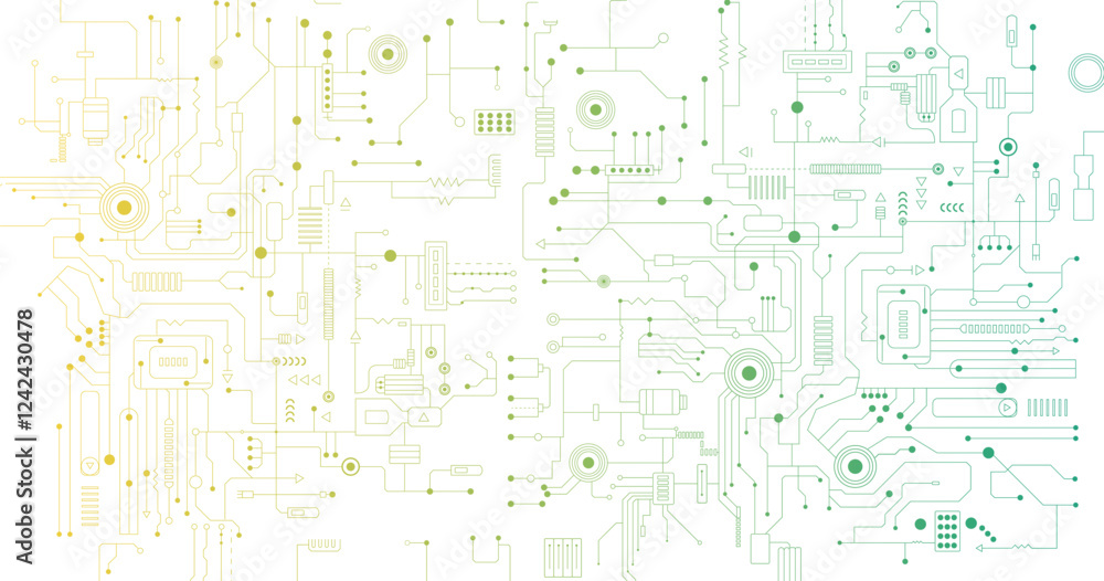 High tech technology geometric and connection system background with digital data abstract High tech technology geometric and connection system background with digital data abstract