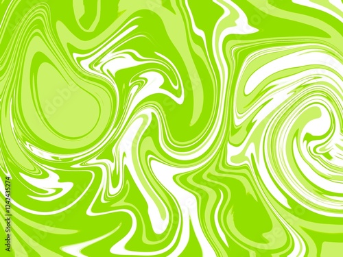 abstract green background with swirls