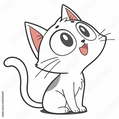 cat icon with white background