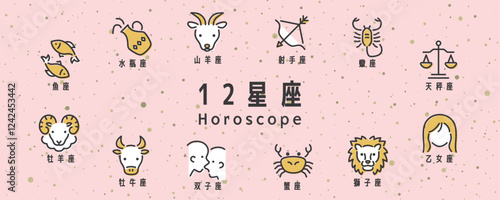 12星座　ホロスコープ