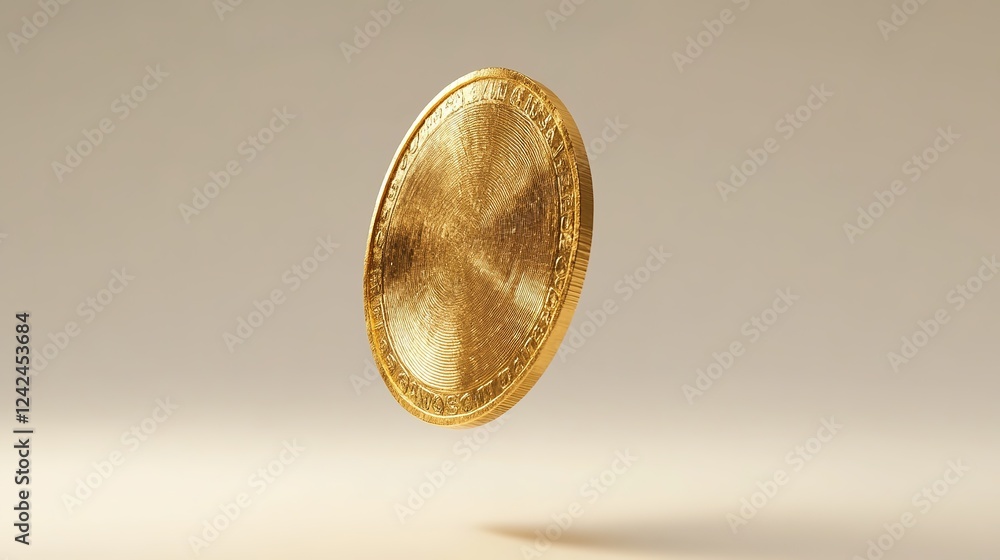 Gold Coin Rotating in Different Directions: Dynamic Display of Wealth and Value Gold Coin Rotating in Different Directions: Dynamic Display of Wealth and Value