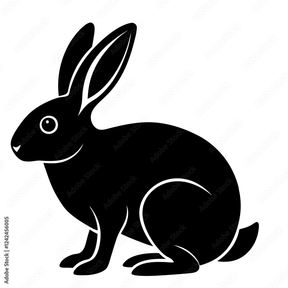 Obraz premium Rabbit Filled Icon