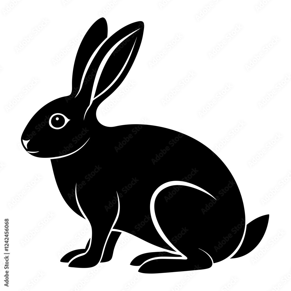Obraz premium Rabbit Filled Icon