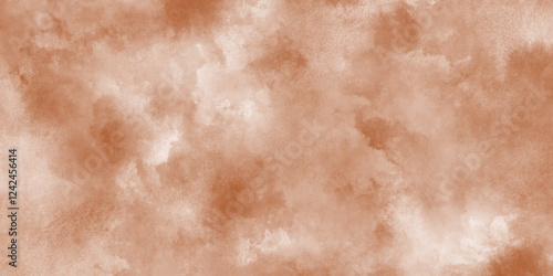 Old brown paper parchment banner with distressed vintage grunge texture, Abstract Background Texture Pattern with brown color, Heavily Mixed Wall Art paper texture, rustic dark wood with stains.