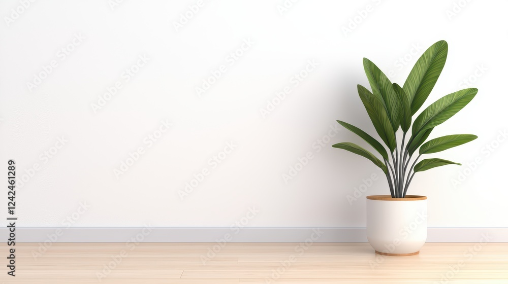 Modern Indoor Plant in Minimalist Pot for Stylish Home Decor Modern Indoor Plant in Minimalist Pot for Stylish Home Decor