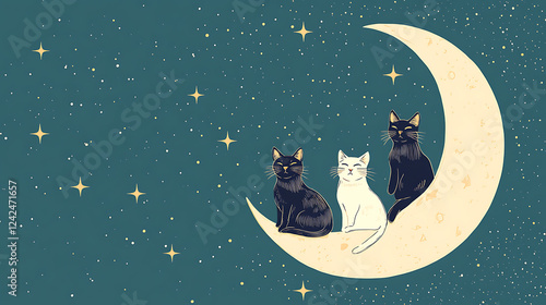 pet cat in illustrator drawing