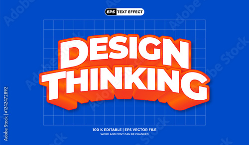 3D Text Effect Design : Creative Designer
