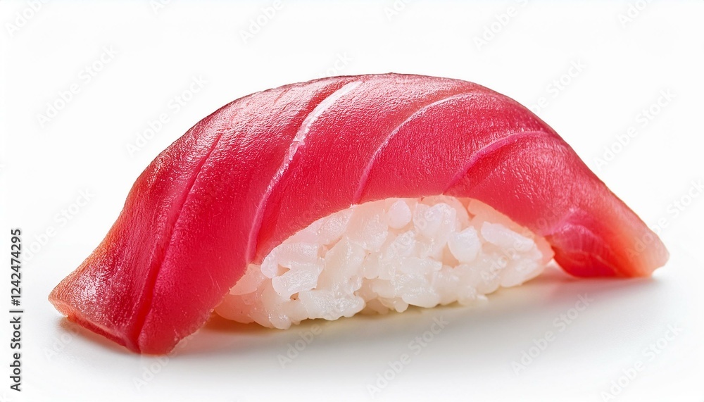 Sushi on a white plate. Sushi nigiri tuna isolated white background Sushi on a white plate. Sushi nigiri tuna isolated white background