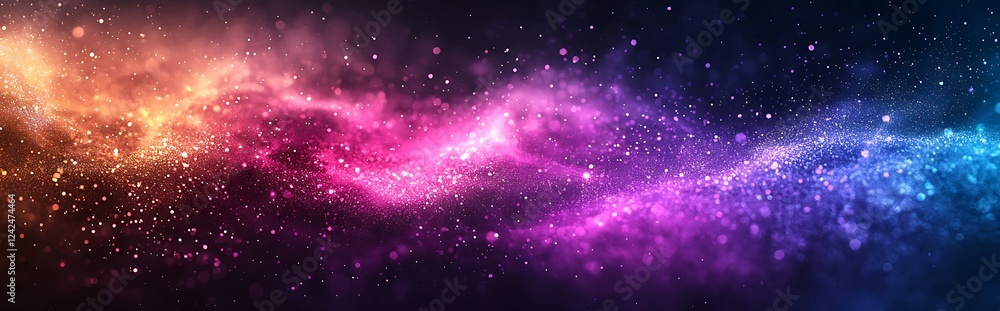 Flow through neon colors in a grainy texture effect, where purple, pink, and blue create a vibrant color gradient, ideal for futuristic banner designs. Flow through neon colors in a grainy texture effect, where purple, pink, and blue create a vibrant color gradient, ideal for futuristic banner designs.