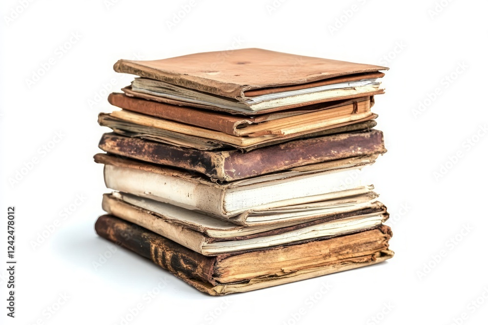 A Towering Collection of Aged Books: A Glimpse into History's Literary Treasures A Towering Collection of Aged Books: A Glimpse into History's Literary Treasures