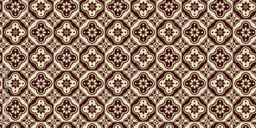 Decorative seamless pattern brown and vanila color, brown pattern, decoration pattern,