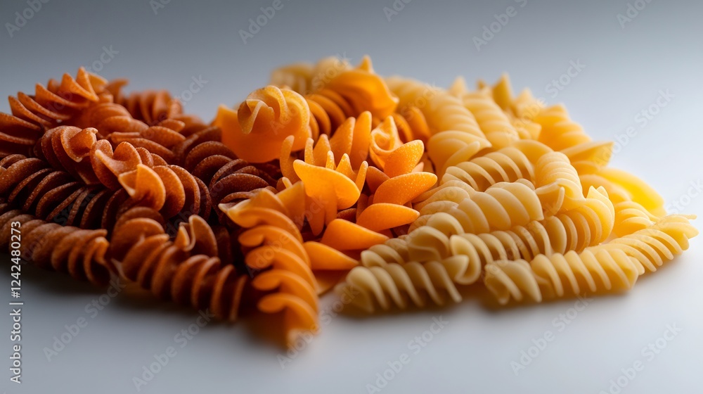 Aromatic Pasta Collection: Three Delicious Shades of Rotini Aromatic Pasta Collection: Three Delicious Shades of Rotini