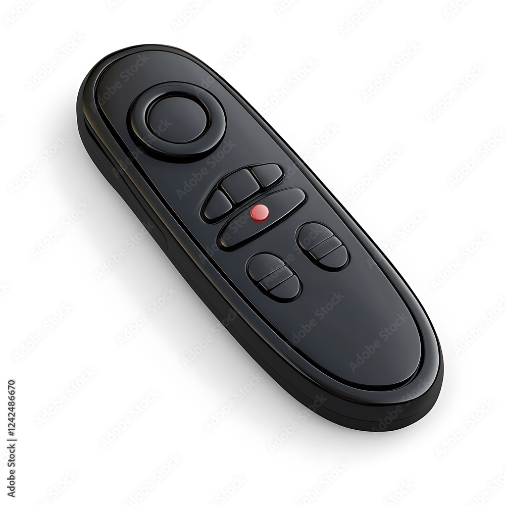3D Render of an Electric Garage Door Opener Remote, Isolated on White Background 3D Render of an Electric Garage Door Opener Remote, Isolated on White Background