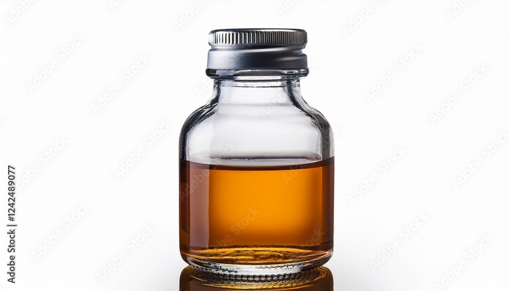 bottle of beer. Glass medical bottle with liquid isolated white background. bottle of beer. Glass medical bottle with liquid isolated white background.