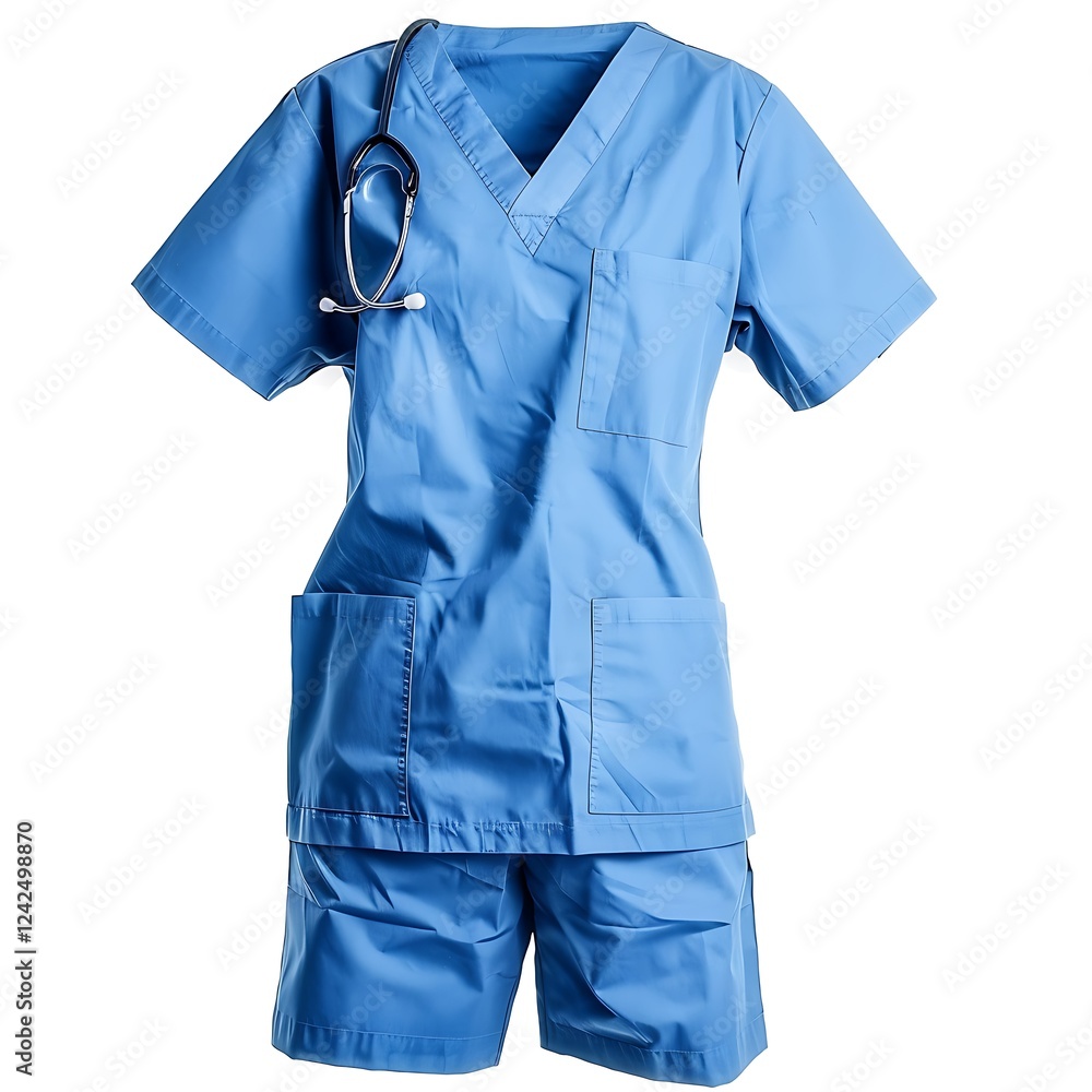 Medical uniform isolated on white background Medical uniform isolated on white background