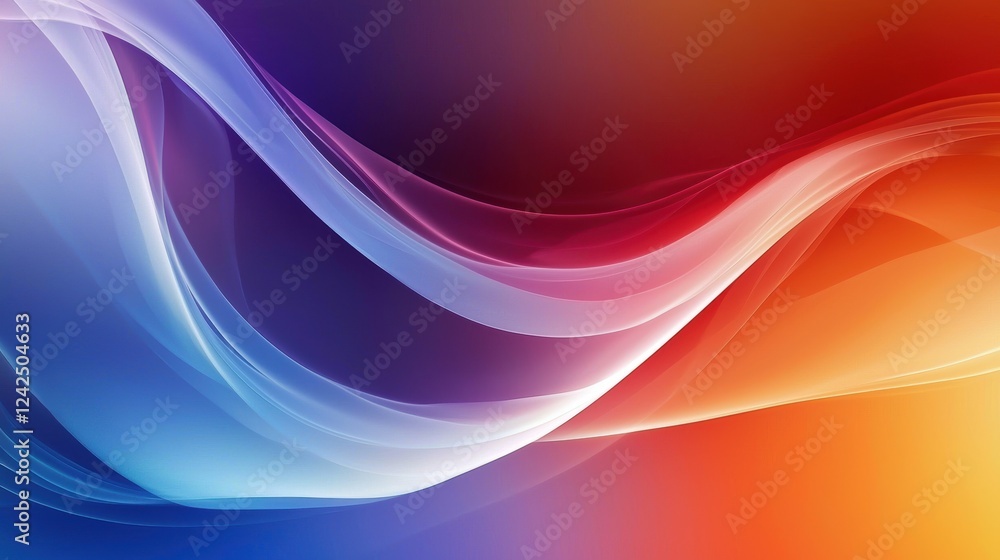 Naklejka premium Dynamic Backgrounds Featuring Colorful Light Waves
