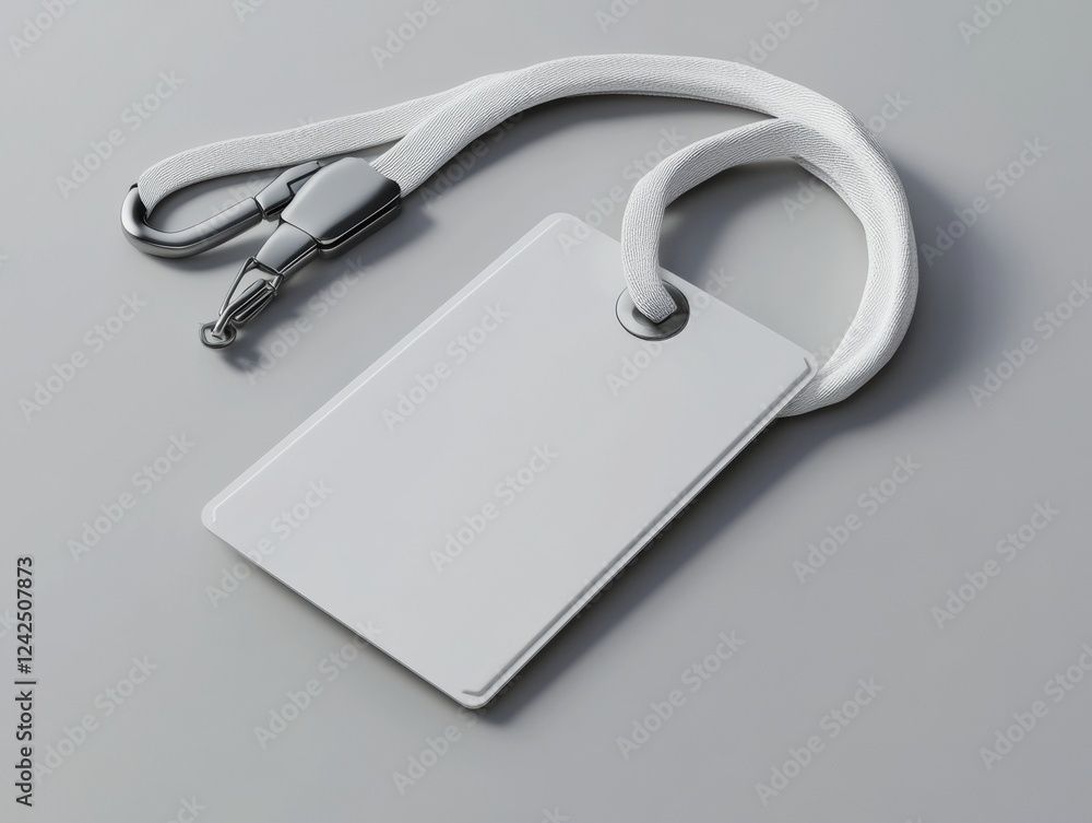 Identity Badge Holder with Lanyard Simple Identification Card Accessory Personal Pass Presentation Identity Badge Holder with Lanyard Simple Identification Card Accessory Personal Pass Presentation