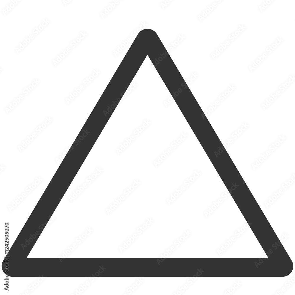 black outline triangle symbol black outline triangle symbol
