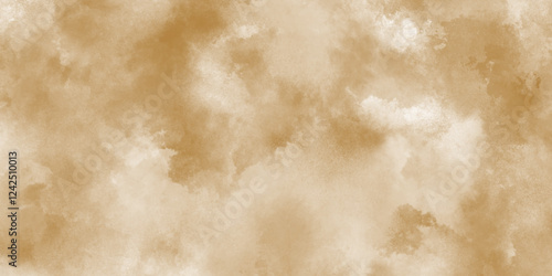 Old parchment paper of brown grunge texture, Grunge and smooth paper texture of brown surface, light brown grunge velvety texture with brown color and grainy stains.